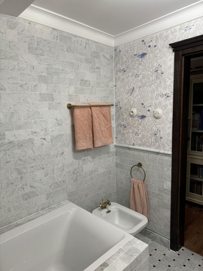 Subway Bianco Carrara, Frame, Base Board, Octagony