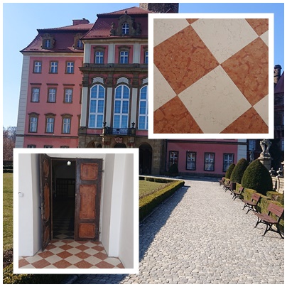Zamek Książ – szachownica